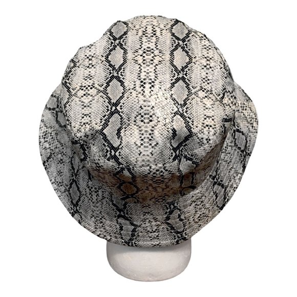 Foux Reptile Snake Skin Bucket Hat - Picture 2 of 5